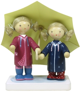 Flade Mädels unterm Regenschirm  (Flade 5199) Mädels unterm Regenschirm